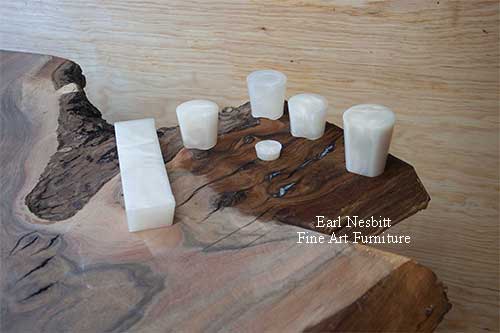 epoxy samples on claro walnut slab epoxy samples on claro walnut slab